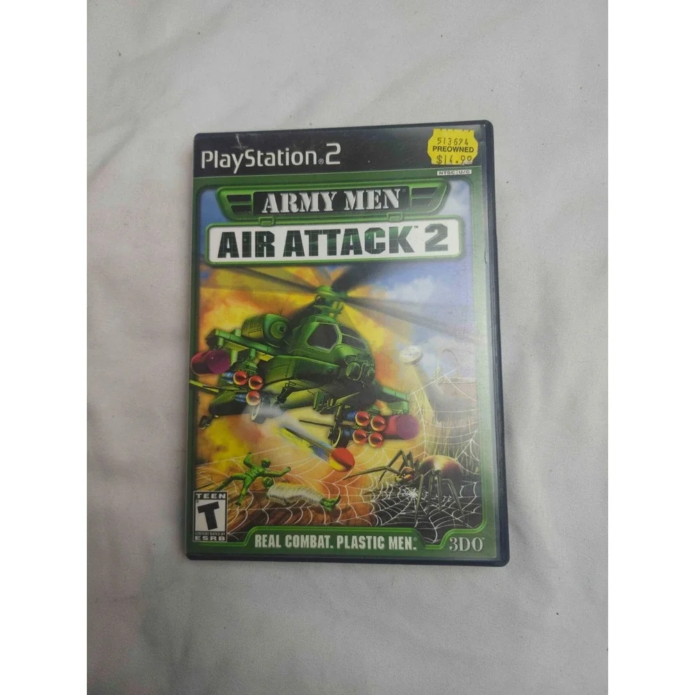 Army Men: Air Attack 2 (Sony PlayStation 2, 2001) Complete Manual